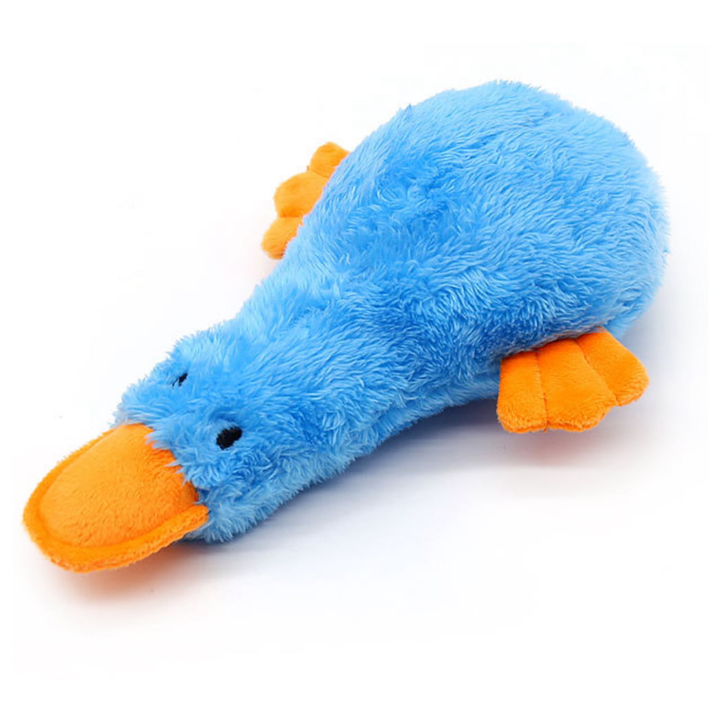 Dog Toy Plush Duck - Interactive Stuffing Soft Pet Playing Toy Puppy Squeaky Toy