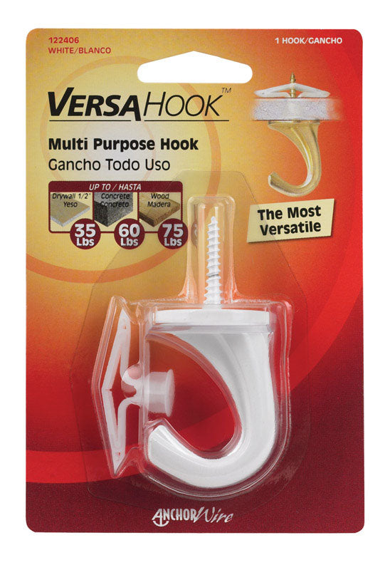 VERSA HOOK LG 75LB WHT