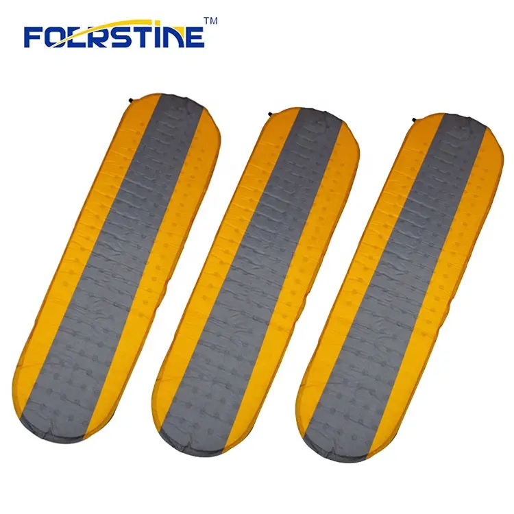 Wholesale 75D Polyester PVC Camping Traveling Quick Self Inflating Sleeping Pad