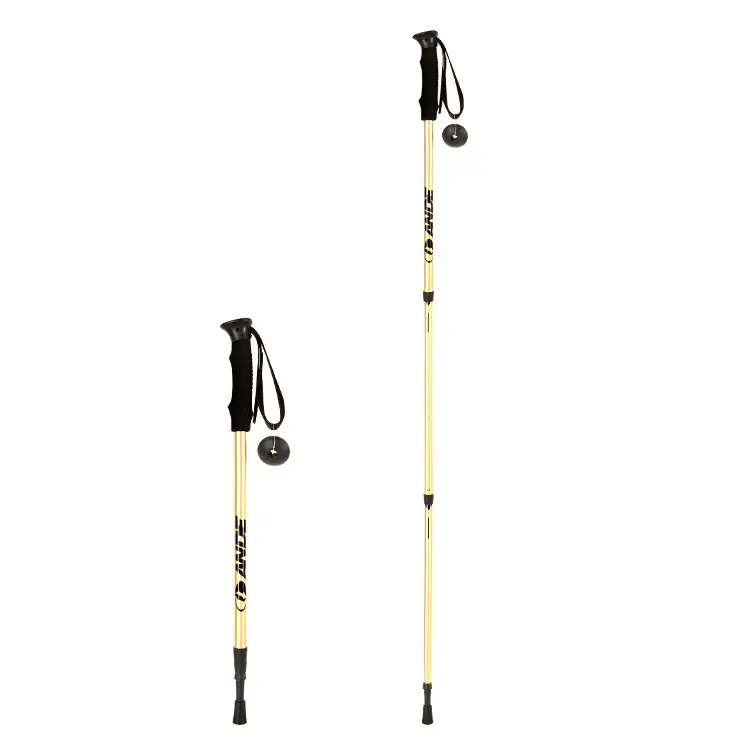 Aluminum Hiking Carbon Fiber Trekking Retractable Duralumin Telescopic Poles Walking Sticks