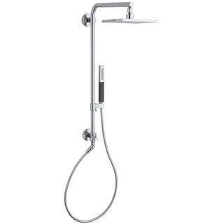 KOHLER HydroRail BathShower Column for Katalyst Rain Heads in Brushed Nickel K-45210-BN