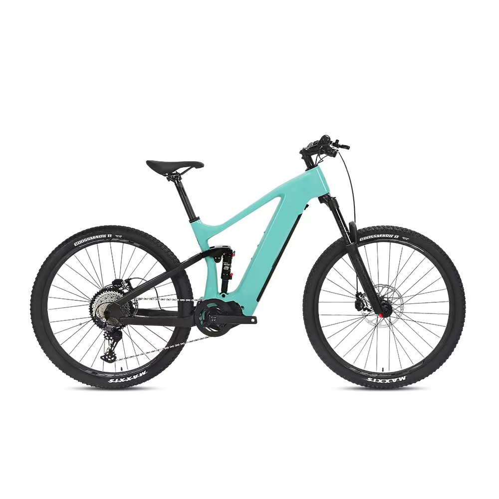 GALAXY mid drive M600 500W e cycle electric bike full suspension battery bikes electric mountain bike