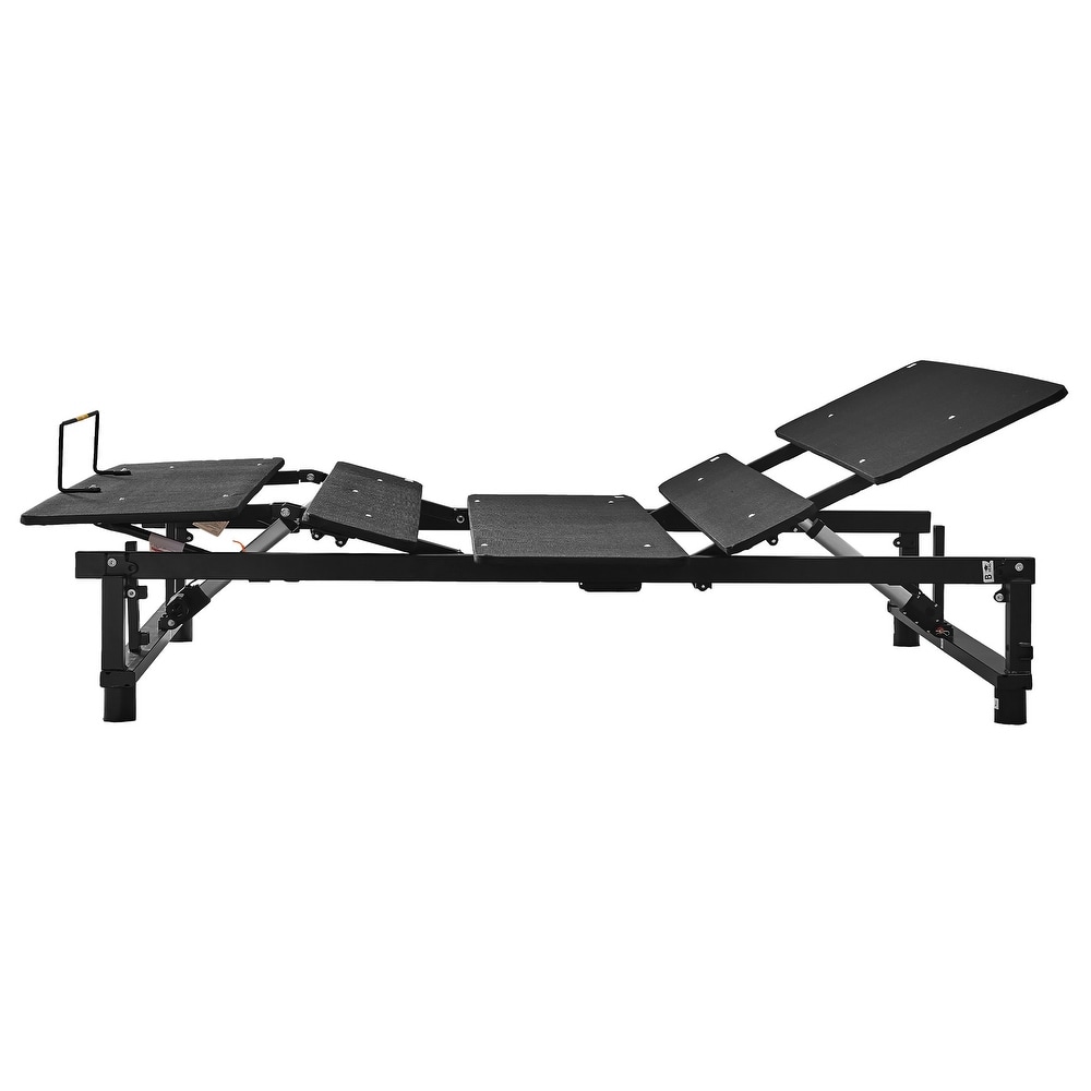 Bed Frame with Adjustable Bed Base Frame  Metal Platform Bed Frame with Head and Foot Incline Wireless Remote