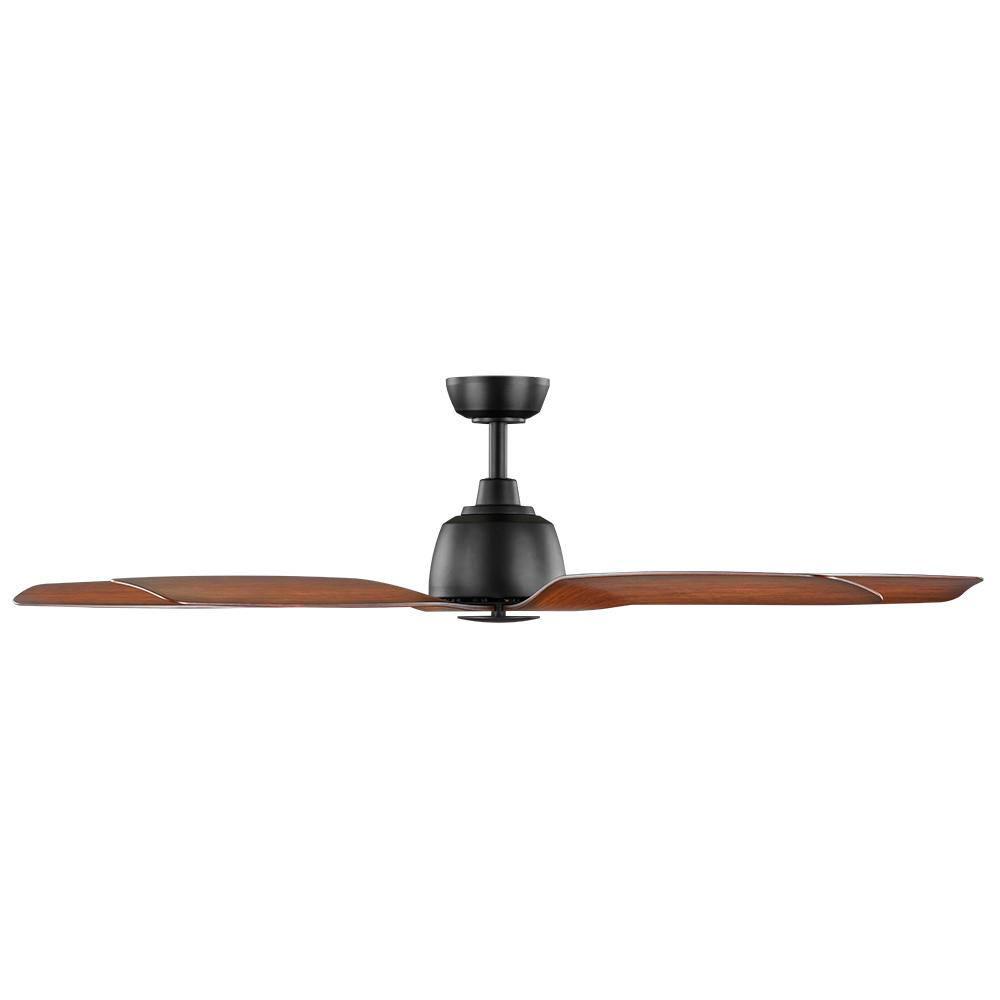 Home Decorators Collection 60 in Sirrine IndoorOutdoor Matte Black Smart Ceiling Fan with Remote Control Powered by Hubspace