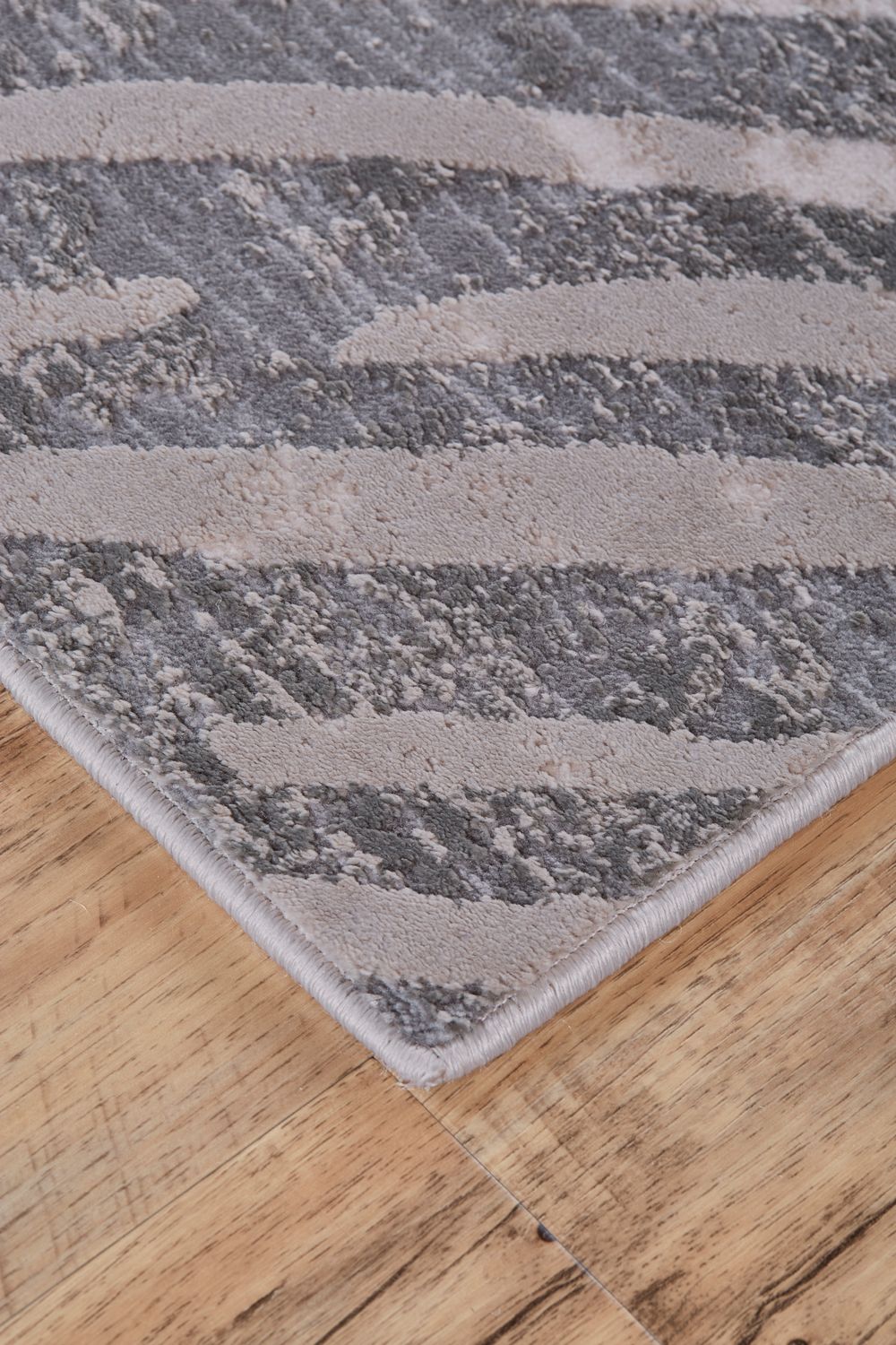 Vanhorn Stormy and Opal Gray Rug by BD Fine