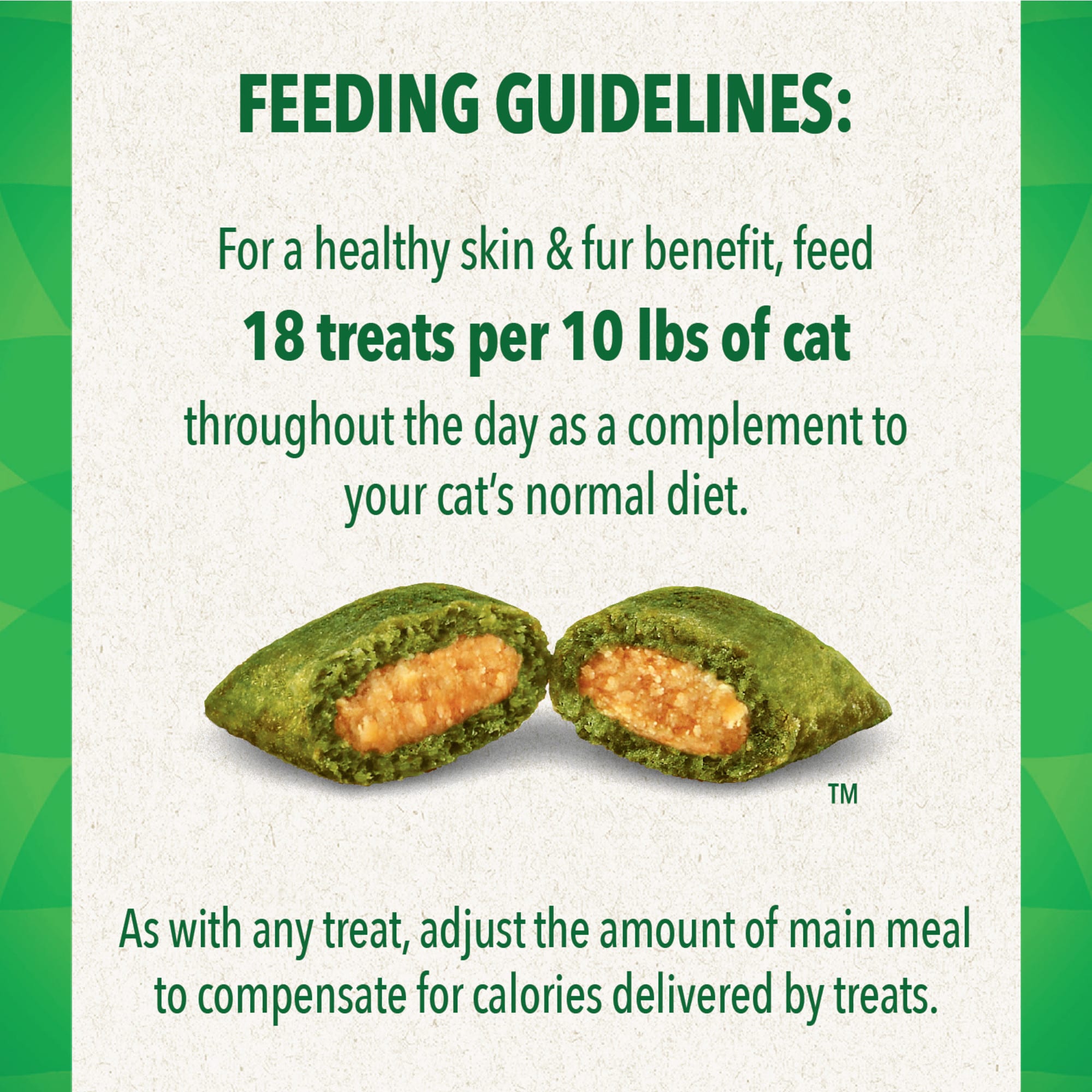 GREENIES Feline Smartbites Soft Textured Skin And Fur， Salmon Flavored Cat Treats， 16 oz.