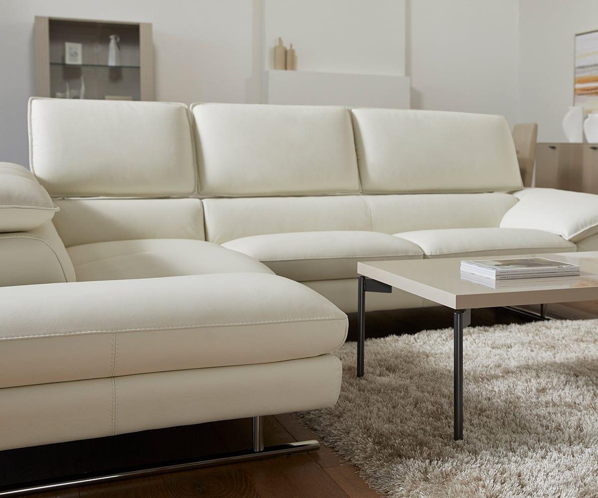 Mauro Leather Left Sectional