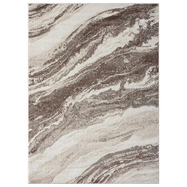 Luxe Weavers Modern Abstract Marble Area Rug