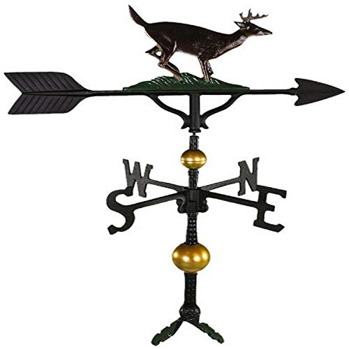 Montague Metal Products WV-344-NC 300 Series 32 In. Deluxe Color Buck Weathervane