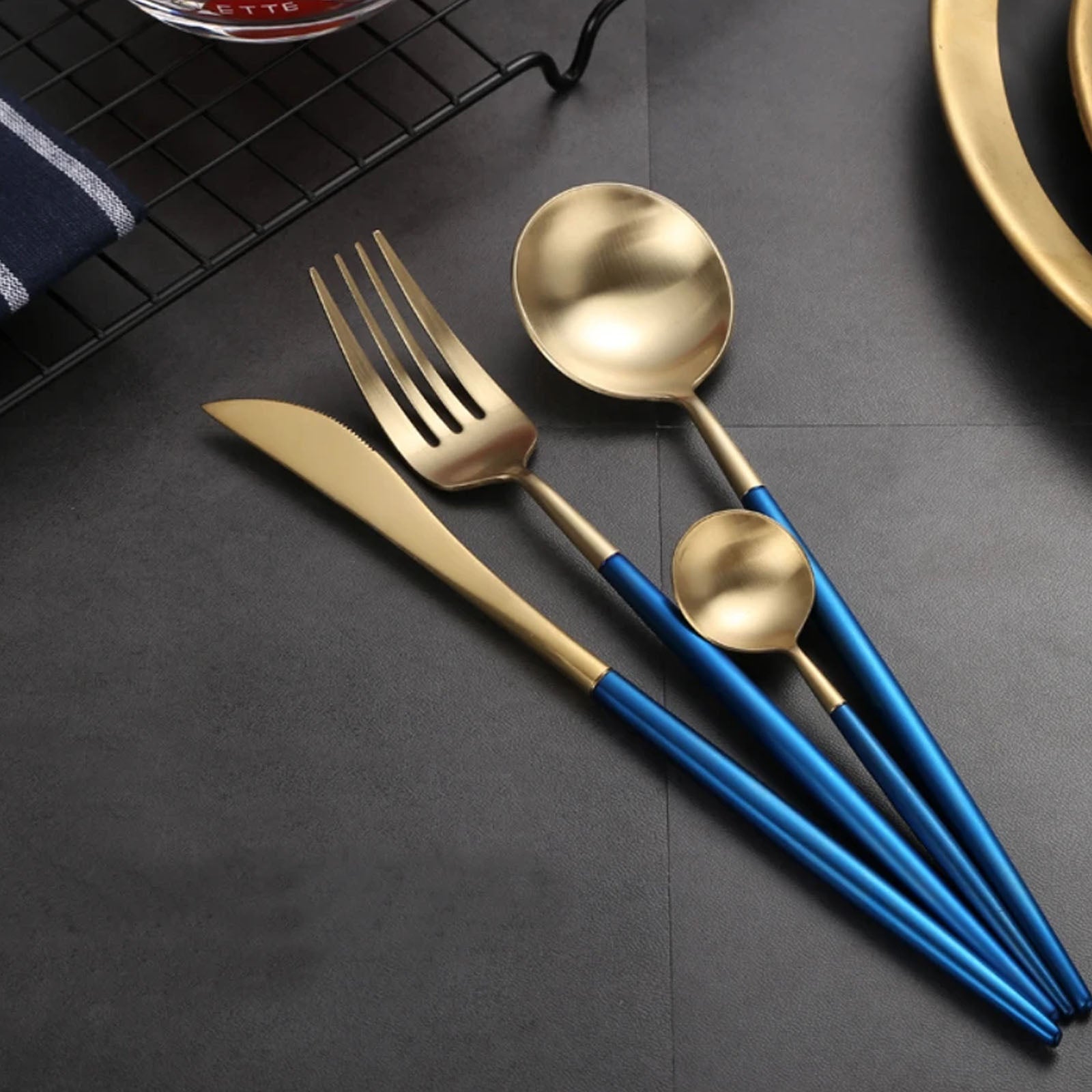 Set Of 24 Pieces Vienna Cutlery Set 8048Bg