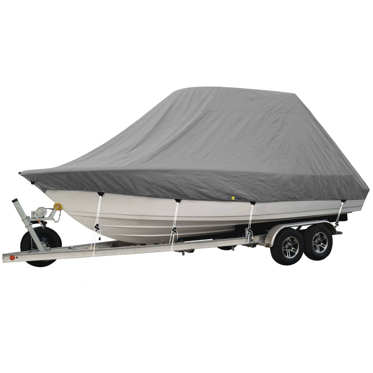 Oceansouth Boat Cover for T-Top Boat - 26ft7in to 27ft6in - 120in Width - Waterproof - Sun Protection