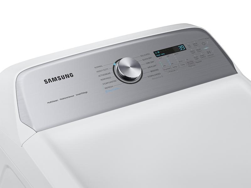 Samsung DVE55CG7100W 7.4 Cu. Ft. Smart Electric Dryer With Steam Sanitize+ In White