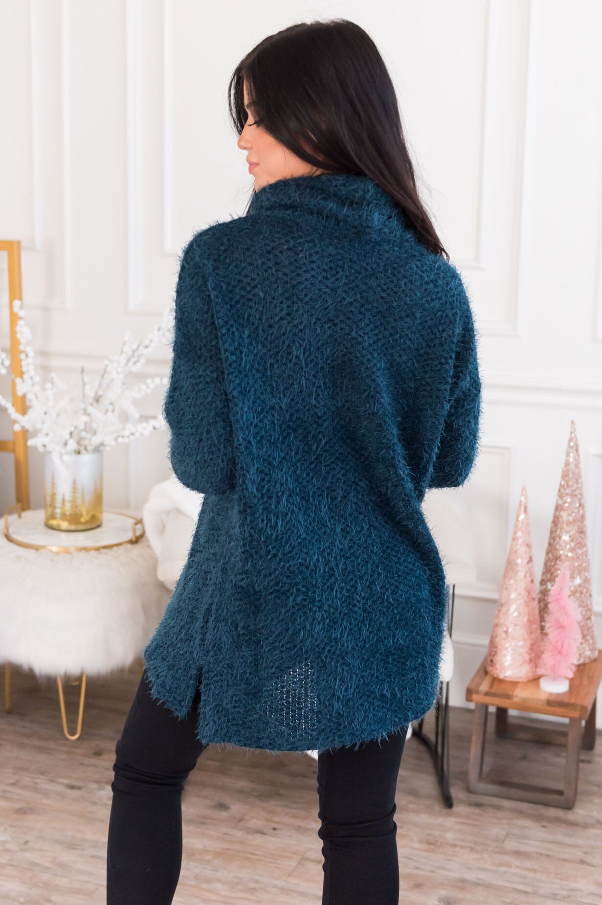 Falling For Chenille Modest Sweater