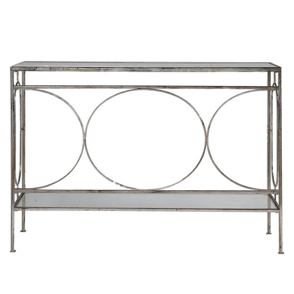 Luano Silver Console Table