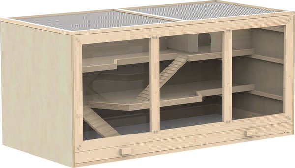 PawHut Wooden Hamster Cage Hutch