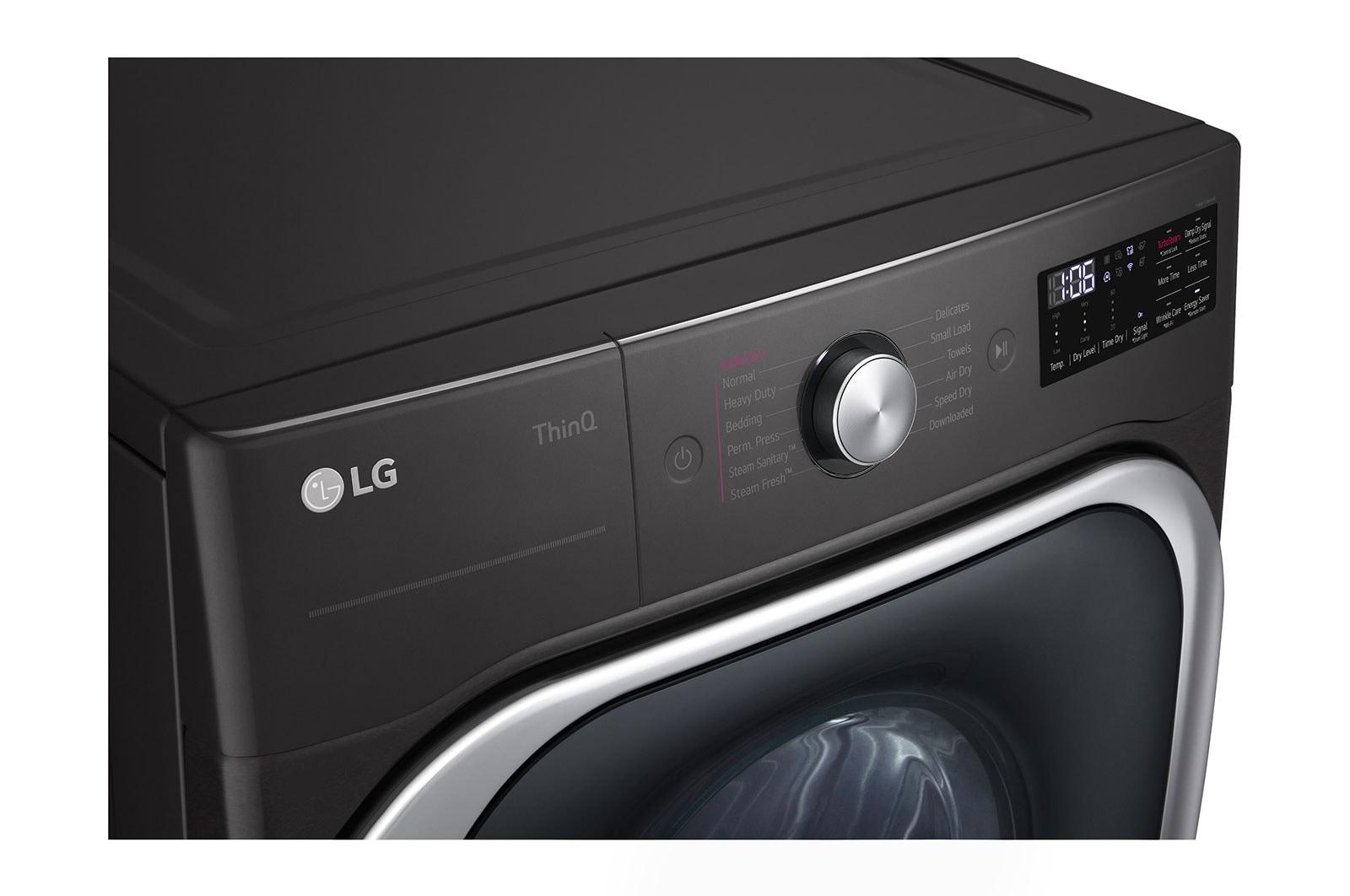 Lg DLEX8900B 9.0 Cu. Ft. Mega Capacity Smart Wi-Fi Enabled Front Load Electric Dryer With Turbosteam™ And Built-In Intelligence