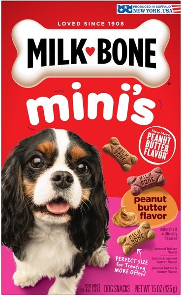 Milk-Bone Mini's Peanut Butter Flavor Variety Dog Treats