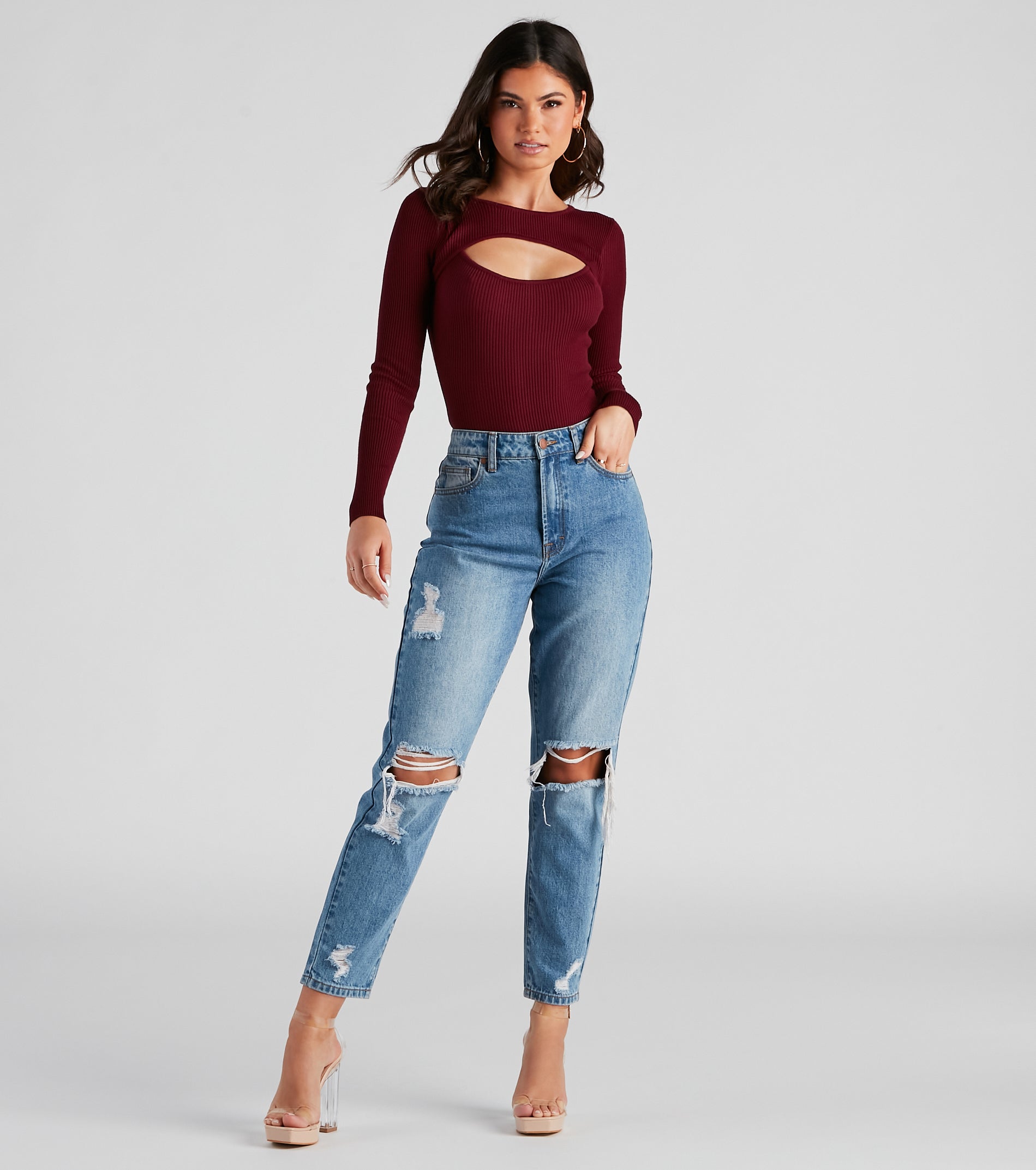 High Agenda Sweater Knit Bodysuit