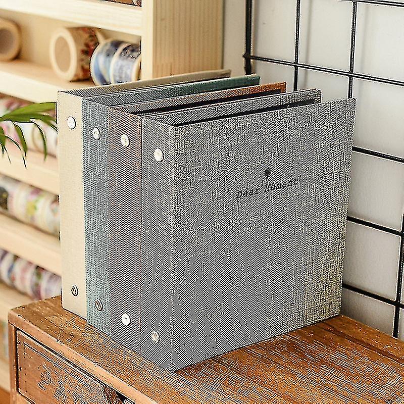 50 Pockets Fabric Cover Instax Wide Album 3.5x5 Photo Album For Fuji Instax Wide 210， Instax Wide 300， 5 Inch Photos