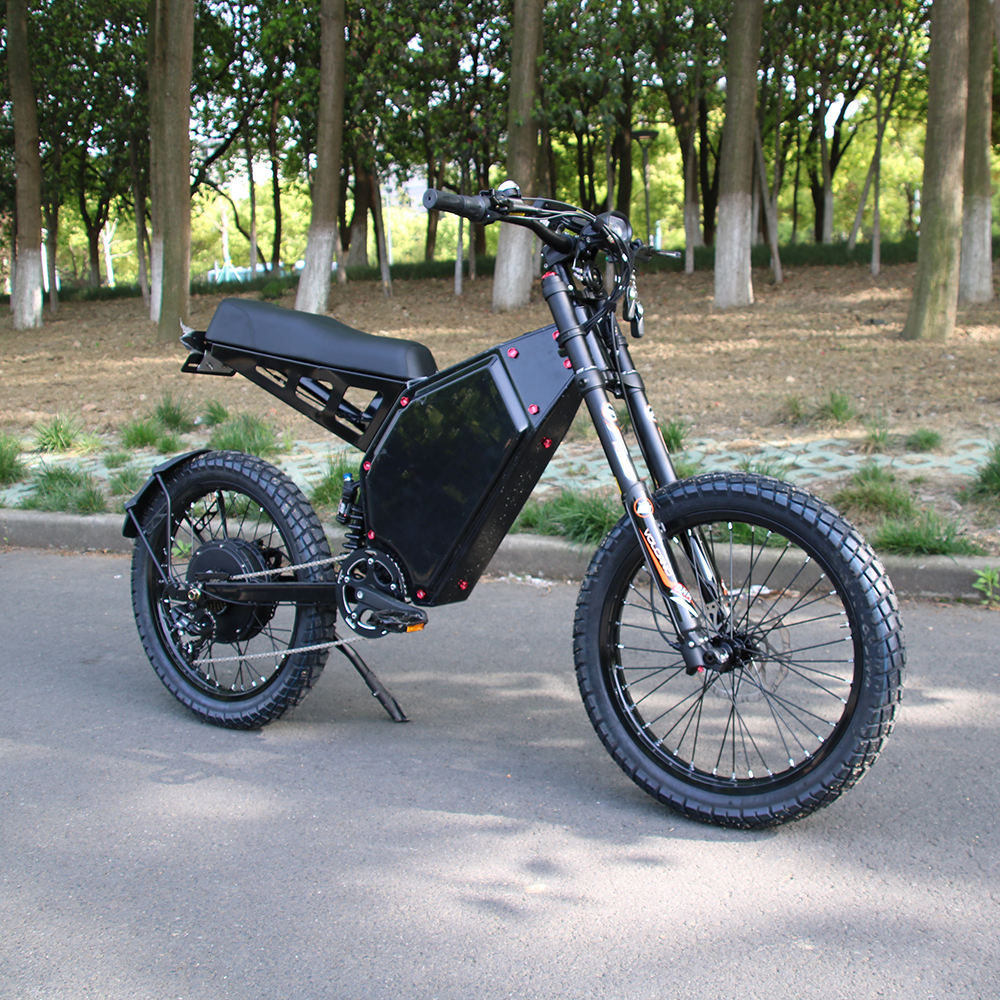 High quality 72v 5000W fat tire mountain electric dirt bike