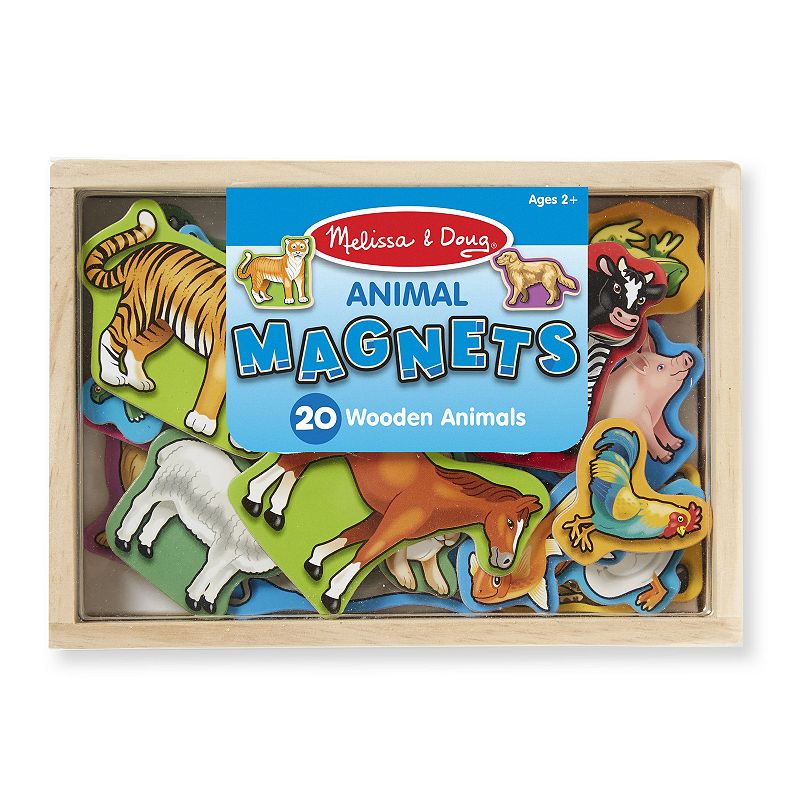 Melissa and Doug Magnetic Wooden Animals Set