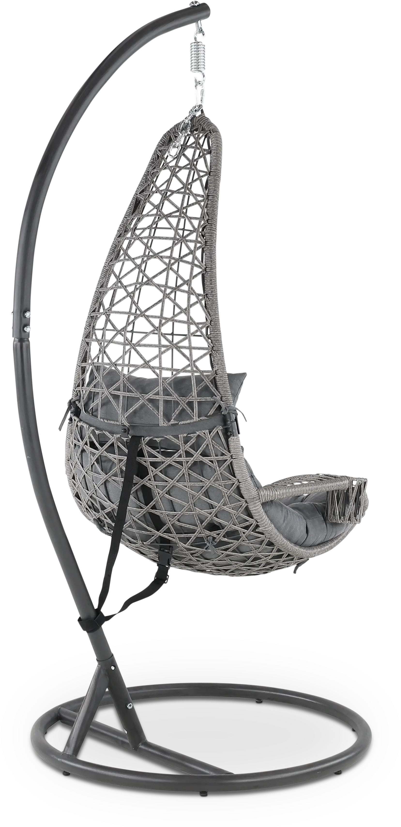 West Lake Gray Patio Hanging Chair