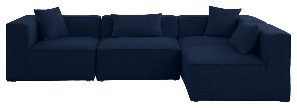 Cube Upholstered Modular Sectional   Contemporary   Sectional Sofas   by Meridian Furniture  Houzz