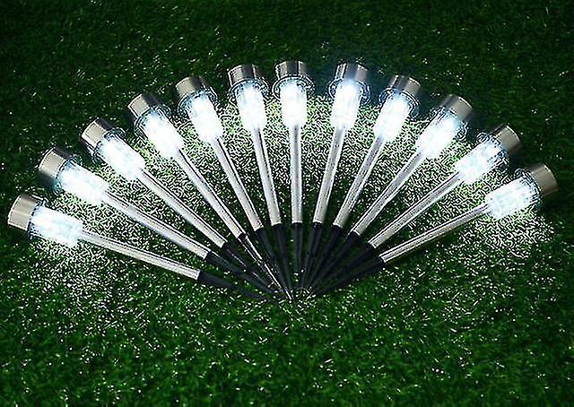 12pack Solar Garden Light Outdoor Solar Powered Lanter Waterproof Landscape Lighting For Pathway Patio Yard Lawn Decoration