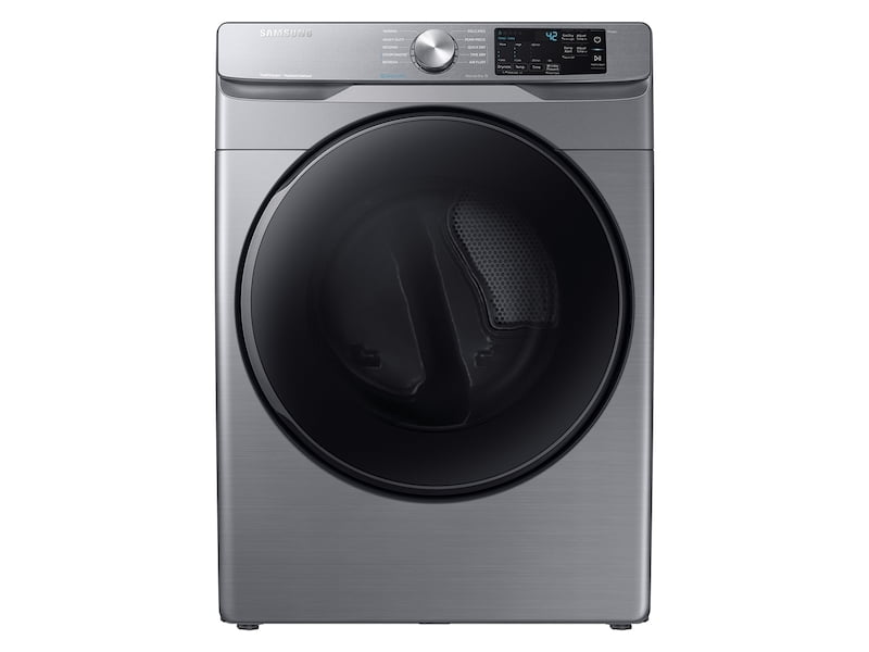 Samsung DVE45R6100P 7.5 Cu. Ft. Electric Dryer With Steam Sanitize+ In Platinum