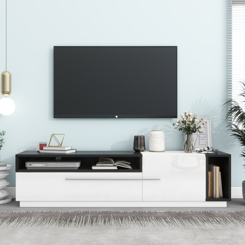 Modern TV Stand TV Cabinet for TVs Up to 70\