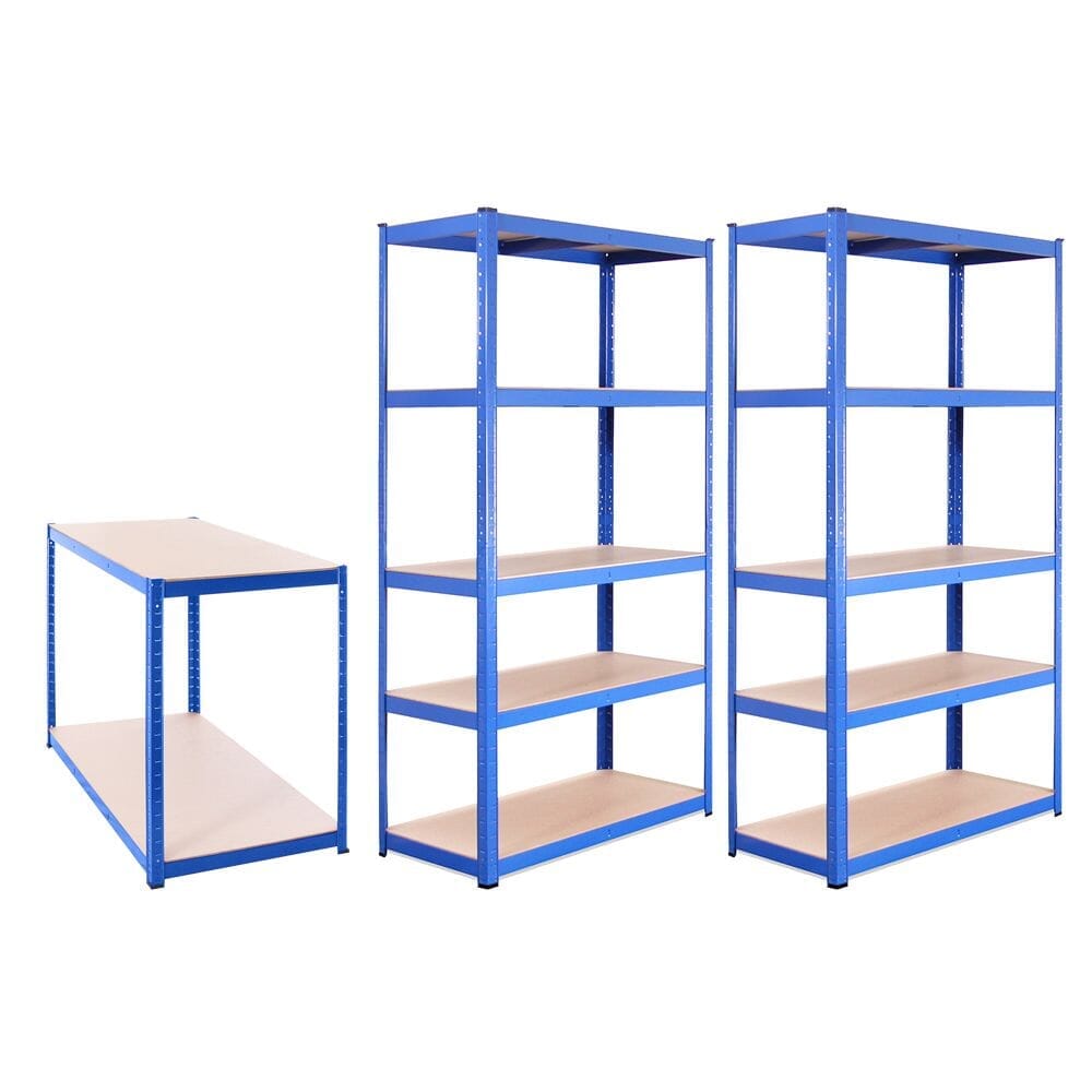 5 Tier Boltless Shelving Unit (set of 2) Plus Workbench