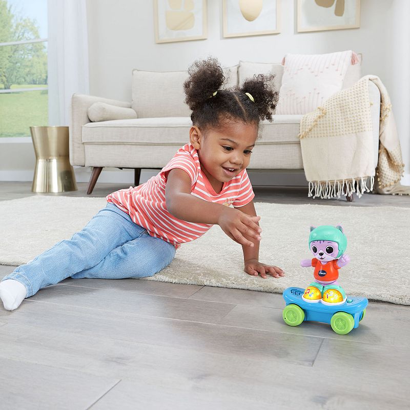 VTech Pull Back Skater Cat Toy