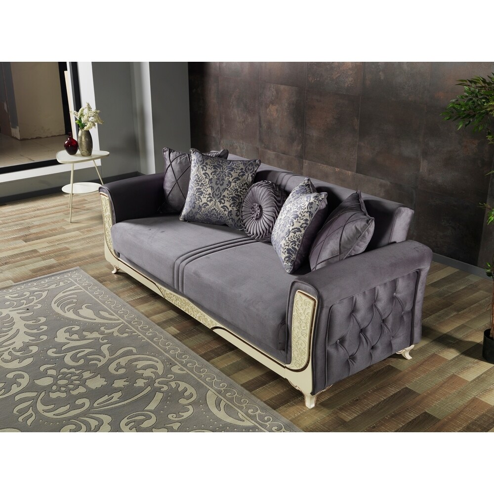 Onyx 3 piece Living Room Sofa  Loveseat and Chair set