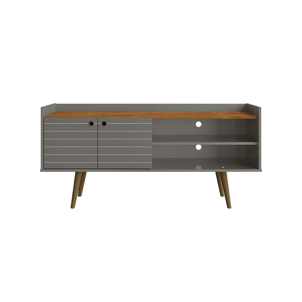 Manhattan Comfort Bogart Mid Century Modern Media Cabinet Console