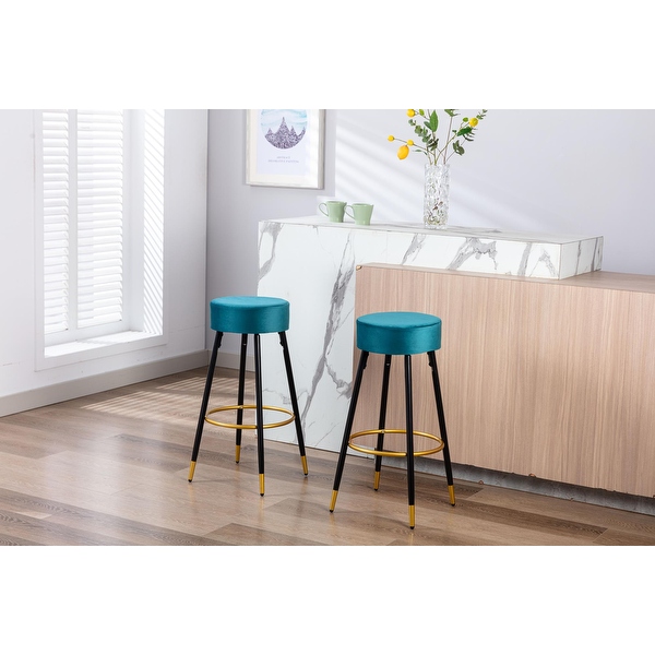 Counter Height Bar Stools for Kitchen Island Coffee Shop Bar，Set of 2