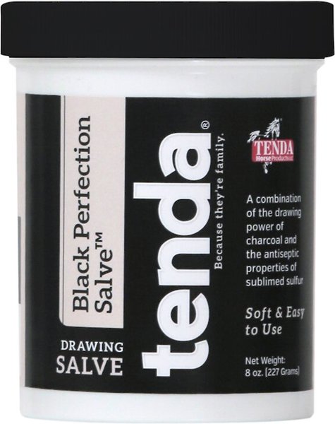 Tenda Black Perfection Salve Horse Treatment， 8-oz jar