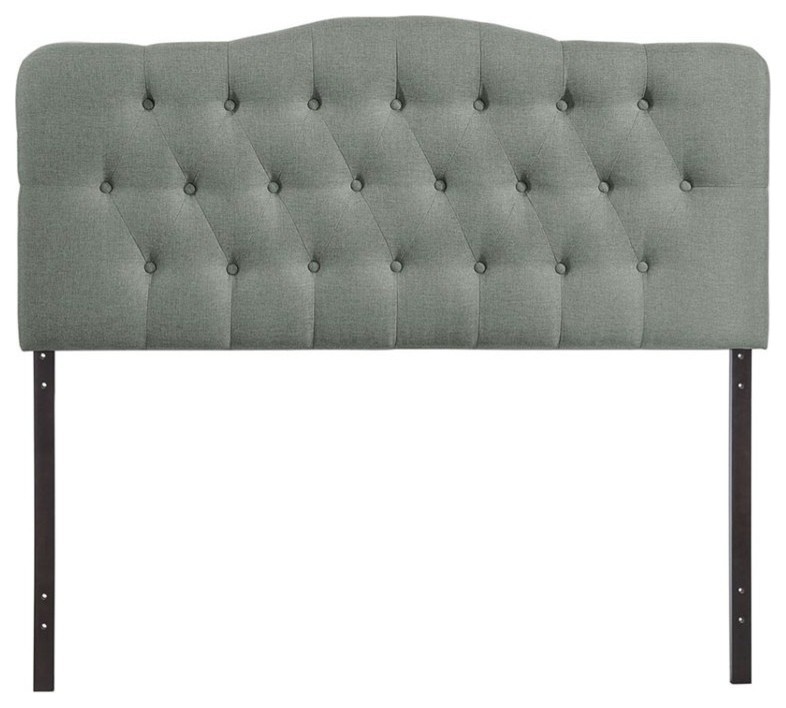 Modway Annabel Twin Tufted Panel Headboard  White   Transitional   Headboards   by Modern Furniture LLC  Houzz