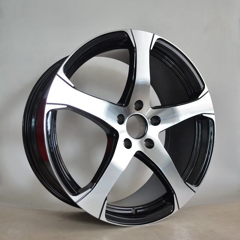 Aftermarket  Black Machined Face Passenger Car Wheels 18~22 inch 5x114/120 oy Rims Direct Factory