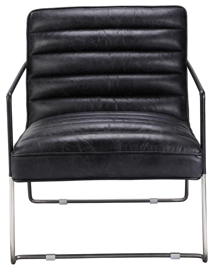 Desmond Club Chair   Black   Contemporary   Armchairs And Accent Chairs   by HedgeApple  Houzz