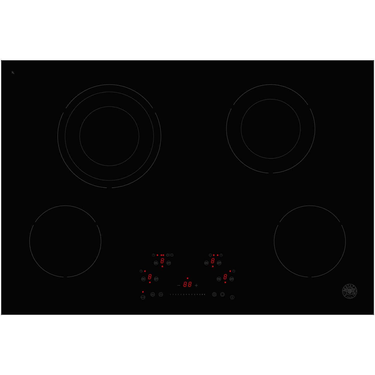 Bertazzoni 30-inch Built-in Electric Cooktop with 4 Elements PE304CER