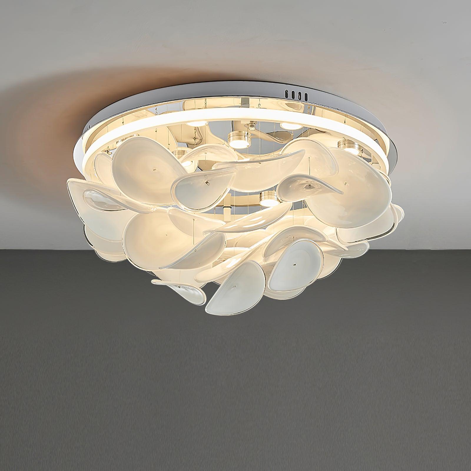 French Radici Petal Ceiling Lamp