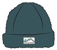 Peak Recycled Sherpa Beanie - Mediterranean