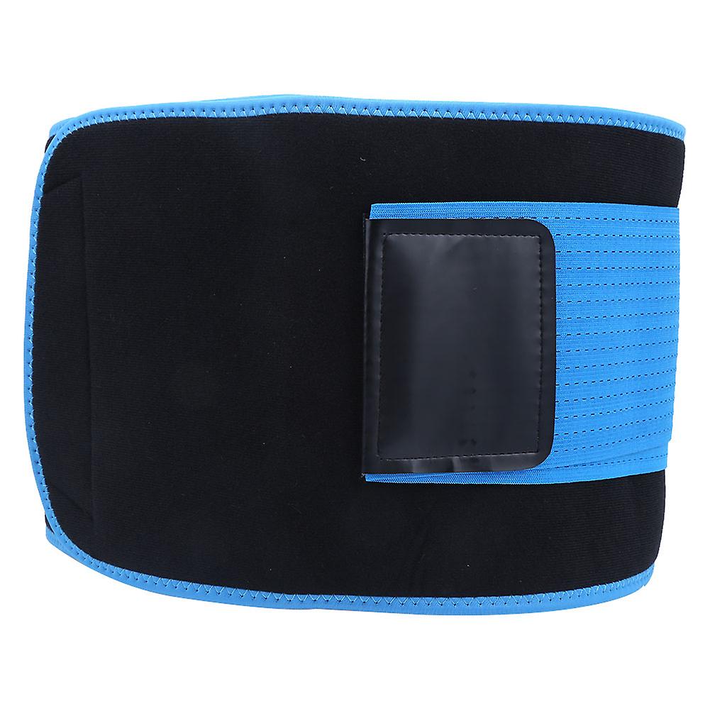 Breathable Mesh Support Exercise Belt Adjustable Waistband Fitness Waist Protectorblue L