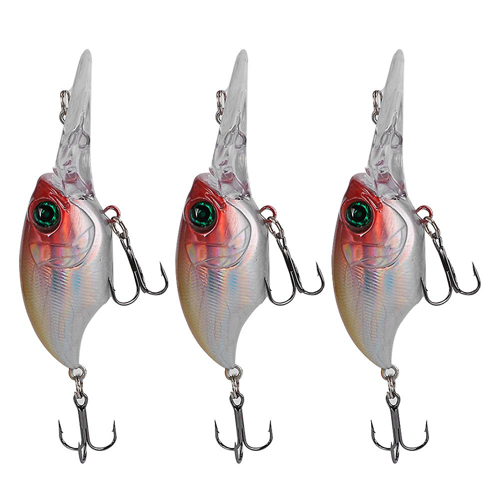 3pcs Deep Diving Scrapper Lure Artificial Simulation Lifelike Bait Fishing Tackle2#