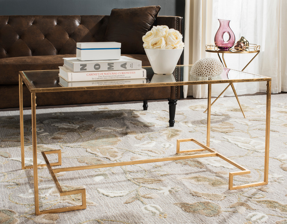 Safavieh Burton Coffee Table   Contemporary   Coffee Tables   by HedgeApple  Houzz