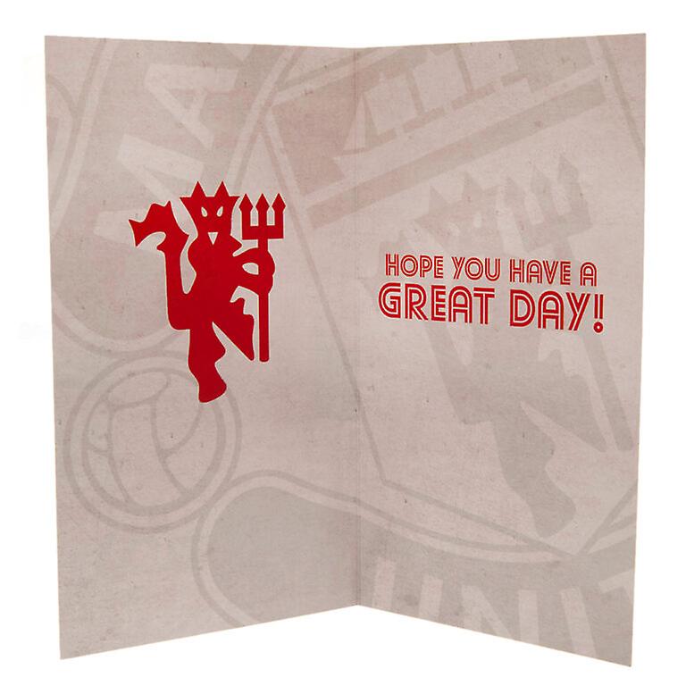 Manchester United FC Retro Birthday Card