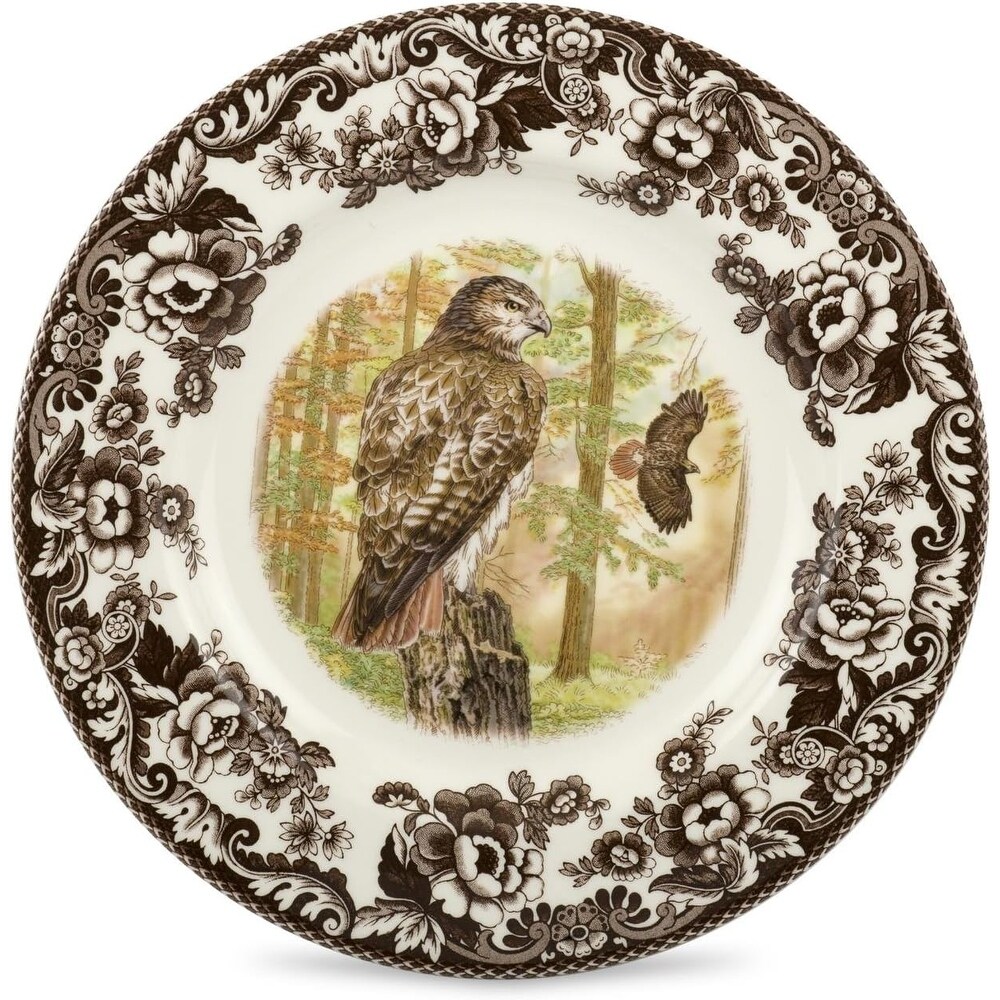 Spode Woodland Dinner Plate Birds Motif   10.5