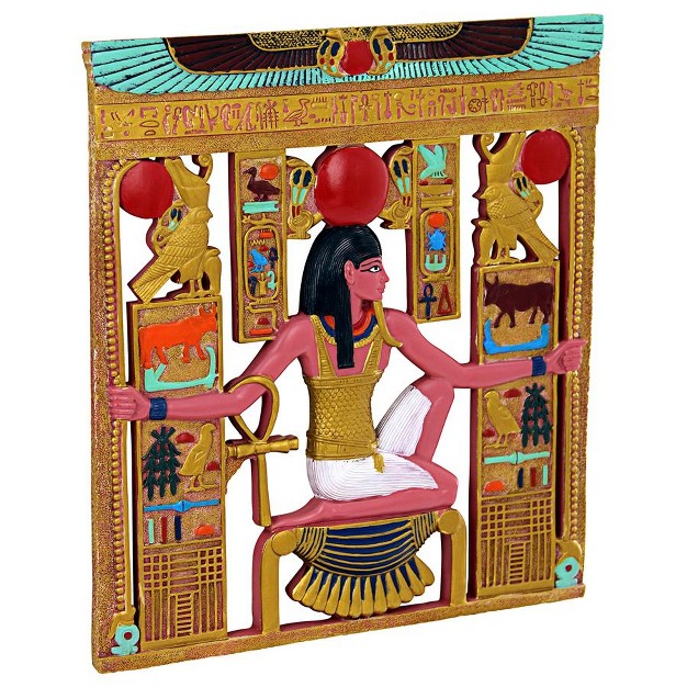 Design Toscano King Tut Cartouche Sculptural Wall Plaque