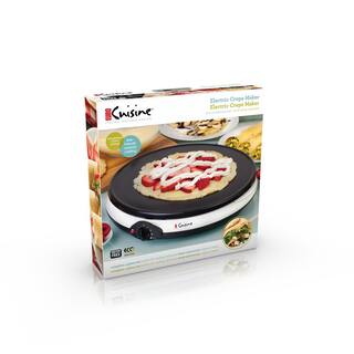 Euro Cuisine 12 in. White Non-Stick Crepe Maker CM20