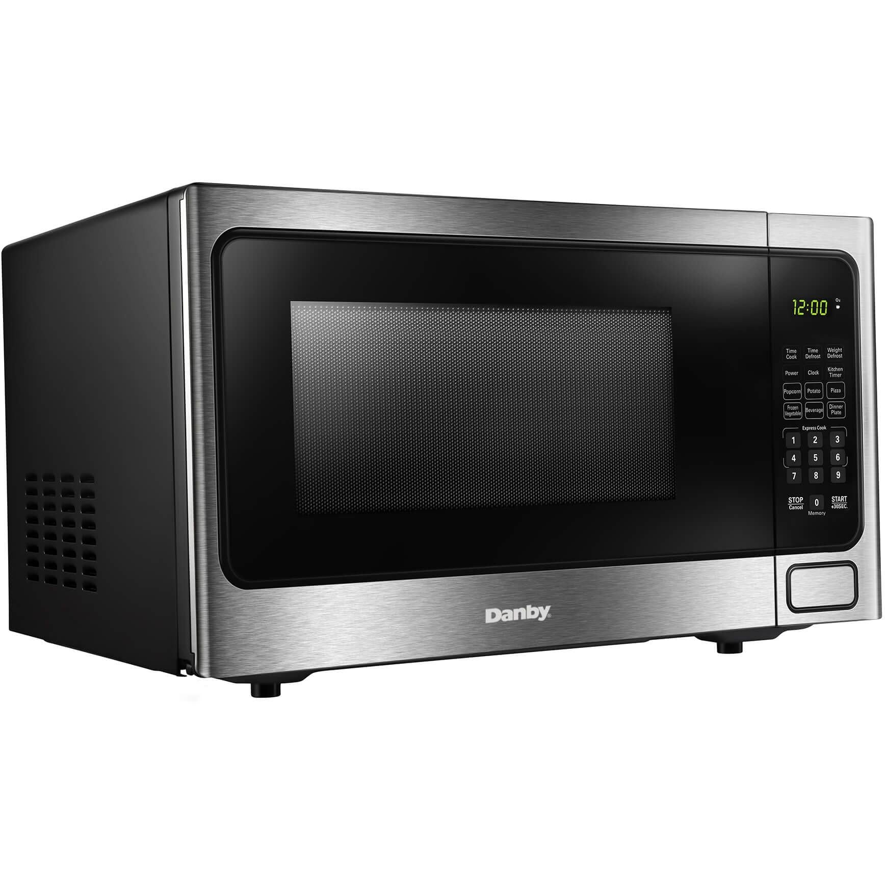 Danby 20-inch, 1.1 cu.ft. Countertop Microwave Oven with 6 Auto Cook Options DDMW1125BBS